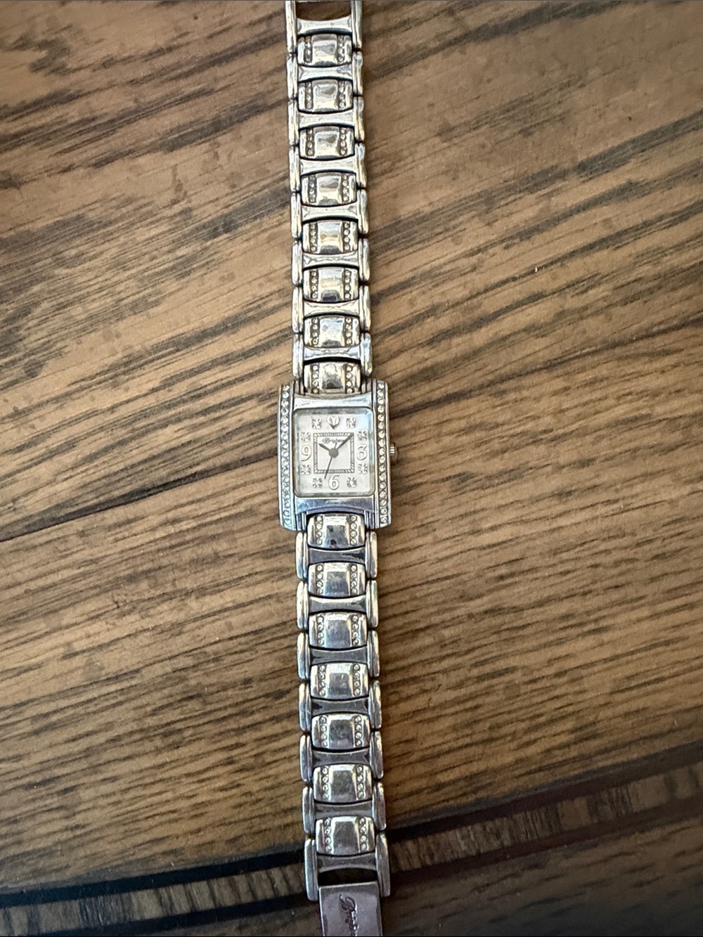Brighton Silver Crystal Accent Women's Bracelet Watch